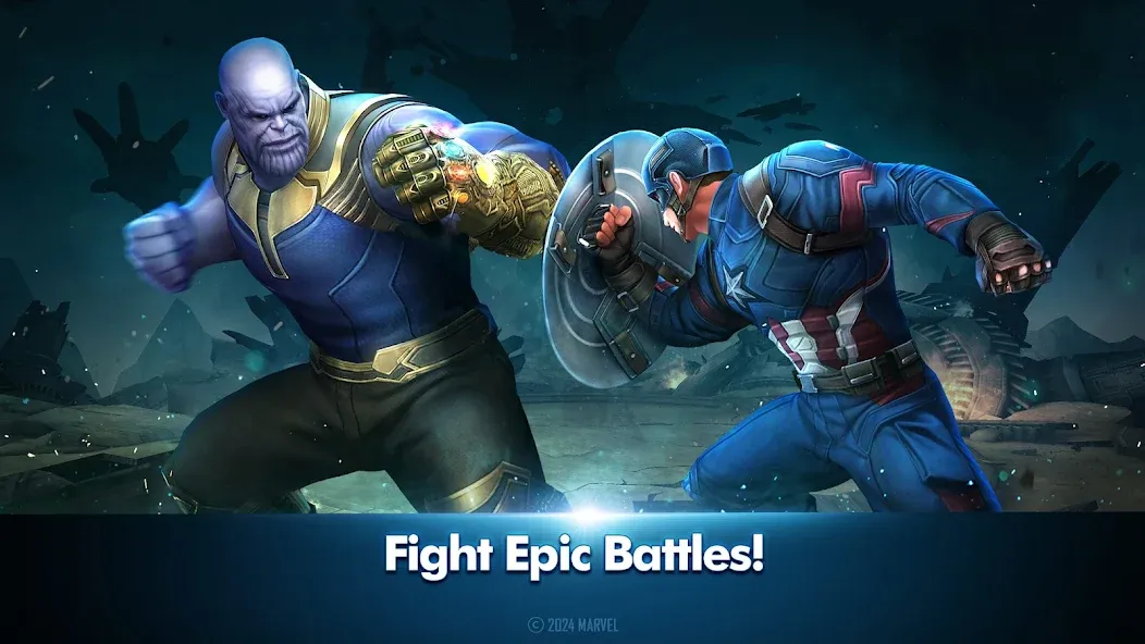 Взломанная MARVEL Future Fight (МАРВЕЛ Фьючер Файт)  [МОД Все открыто] — последняя версия apk на Андроид screen 3