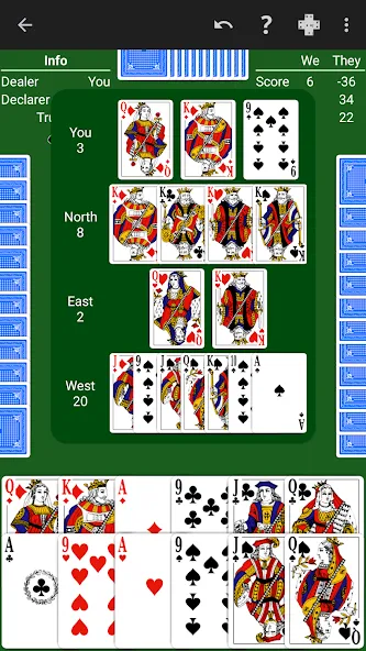 Скачать взломанную Pinochle — Expert AI (Пиночле)  [МОД Mega Pack] — стабильная версия apk на Андроид screen 2