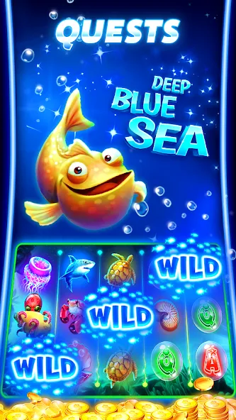 Скачать взломанную Treasure Slots — Vegas Slots &  [МОД Много денег] — стабильная версия apk на Андроид screen 4