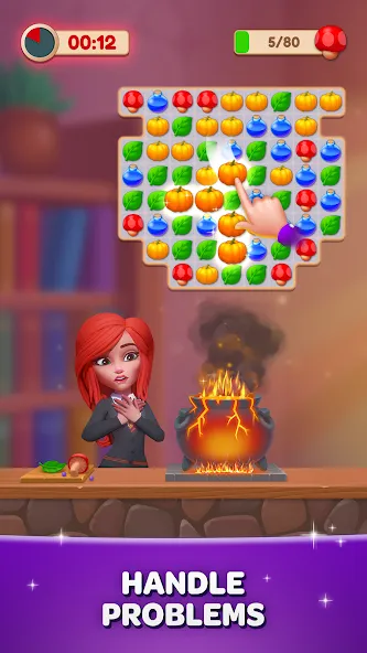 Взлом Becharmed — Match 3 Games (Бичармед)  [МОД Бесконечные монеты] — последняя версия apk на Андроид screen 2