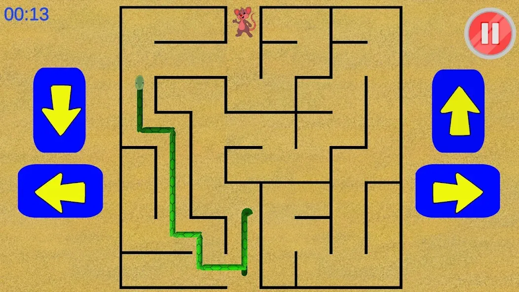 Взломанная Snake Maze game (Змеиная лабиринтная игра)  [МОД Много денег] — полная версия apk на Андроид screen 4