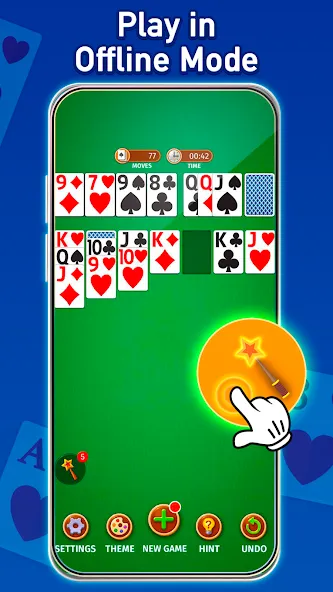 Взломанная Solitaire: Classic Card Game (Клондайк Солитер)  [МОД Много денег] — стабильная версия apk на Андроид screen 5