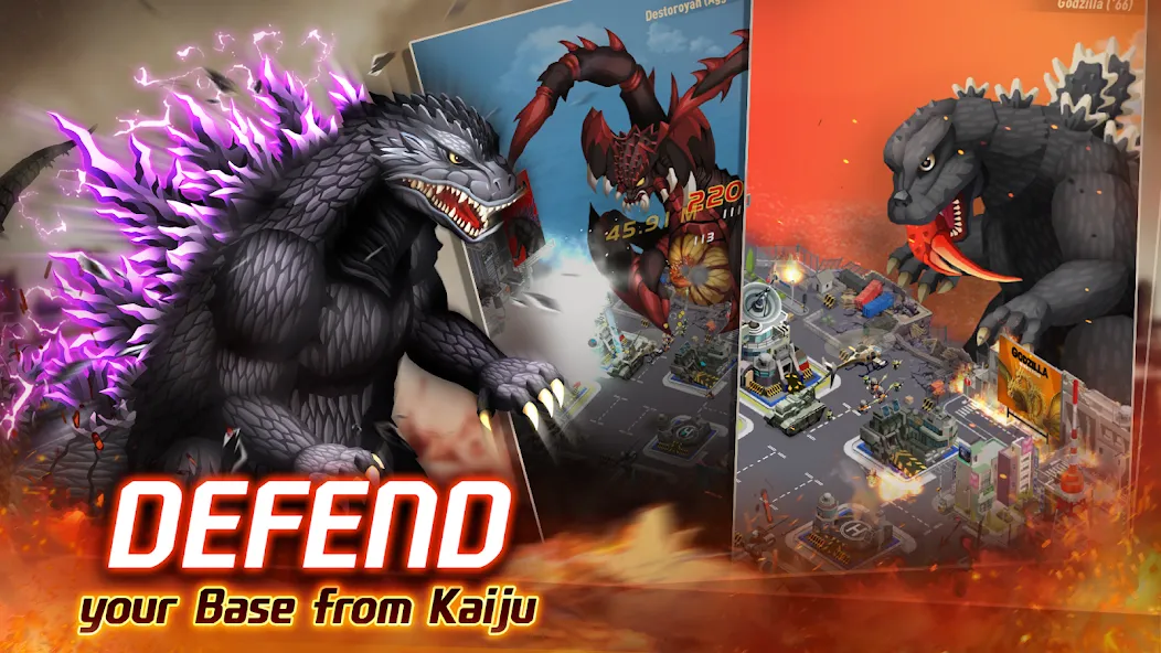 Скачать взлом Godzilla Defense Force (Годзилла Дефенс Форс)  [МОД Unlimited Money] — стабильная версия apk на Андроид screen 1