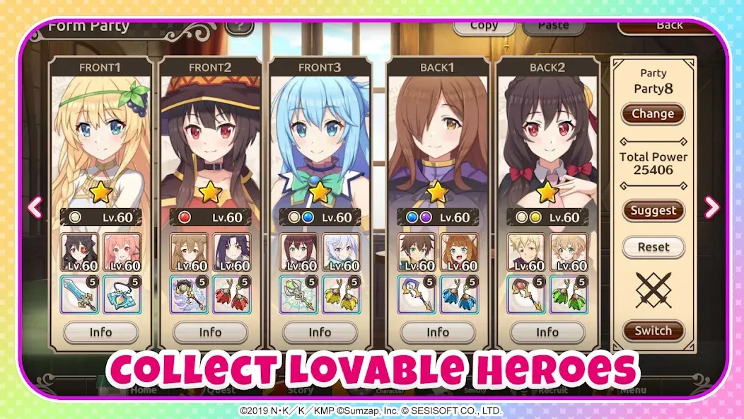 Взлом KonoSuba: Fantastic Days (Коносуба)  [МОД Mega Pack] — стабильная версия apk на Андроид screen 4