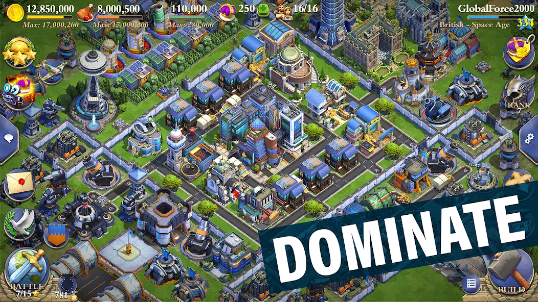 Взломанная DomiNations (Доминейшнз)  [МОД Меню] — полная версия apk на Андроид screen 1