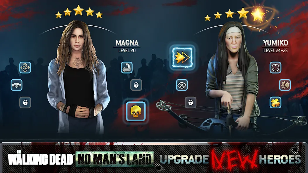 Взлом The Walking Dead No Man's Land  [МОД Много монет] — полная версия apk на Андроид screen 2