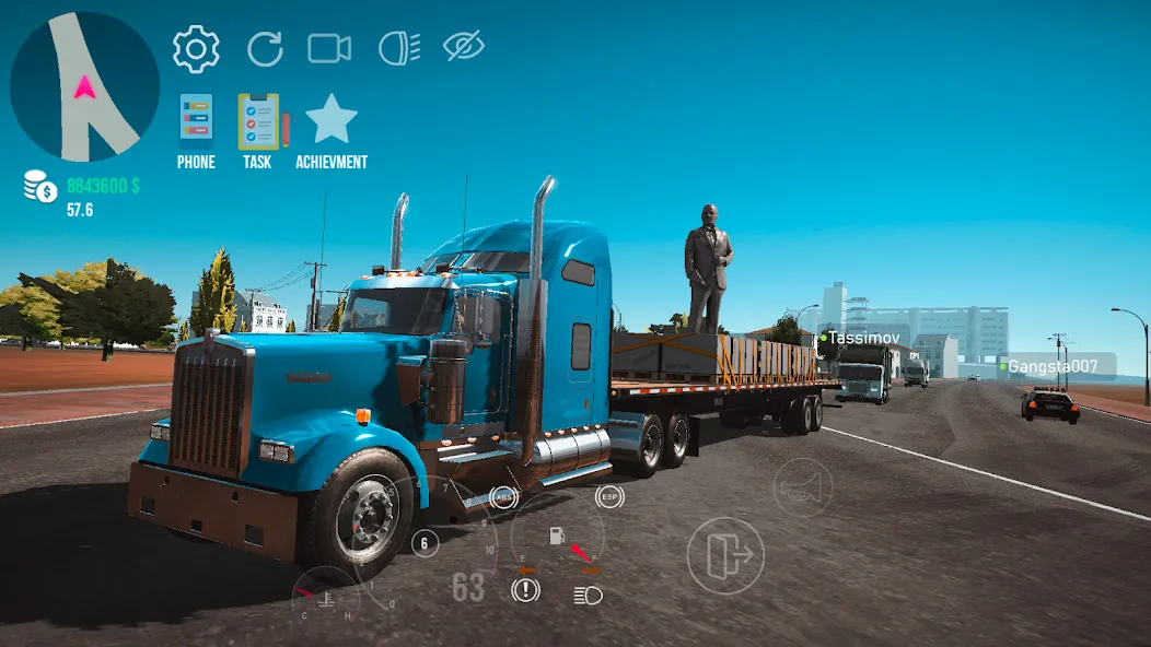 Взлом Nextgen: Truck Simulator Drive (Некстджен)  [МОД Много монет] — стабильная версия apk на Андроид screen 2