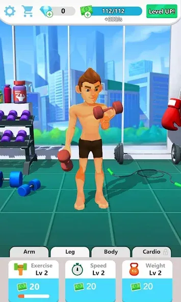 Взломанная Muscle Tycoon 3D: MMA Boxing (Масл Тайкун 3D)  [МОД Меню] — последняя версия apk на Андроид screen 1