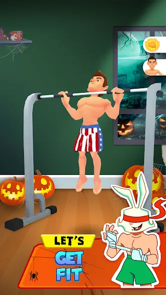 Скачать взломанную Idle Workout Master: MMA hero (Айдл Воркаут Мастер)  [МОД Unlocked] — последняя версия apk на Андроид screen 2