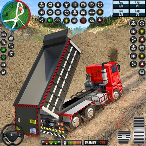 Скачать взлом Cargo Truck Driving Truck Game (Ойл трек геймс симулятор 3D)  [МОД Menu] — последняя версия apk на Андроид screen 1