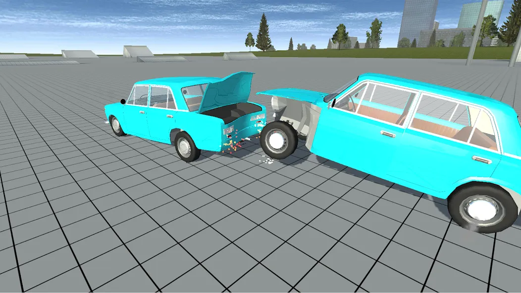 Скачать взломанную Simple Car Crash Physics Sim (Симулятор физики простого автомобильного столкновения)  [МОД Unlocked] — стабильная версия apk на Андроид screen 4