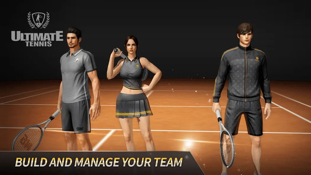 Взломанная Ultimate Tennis: 3D online spo (Ультимейт Теннис)  [МОД Mega Pack] — полная версия apk на Андроид screen 2