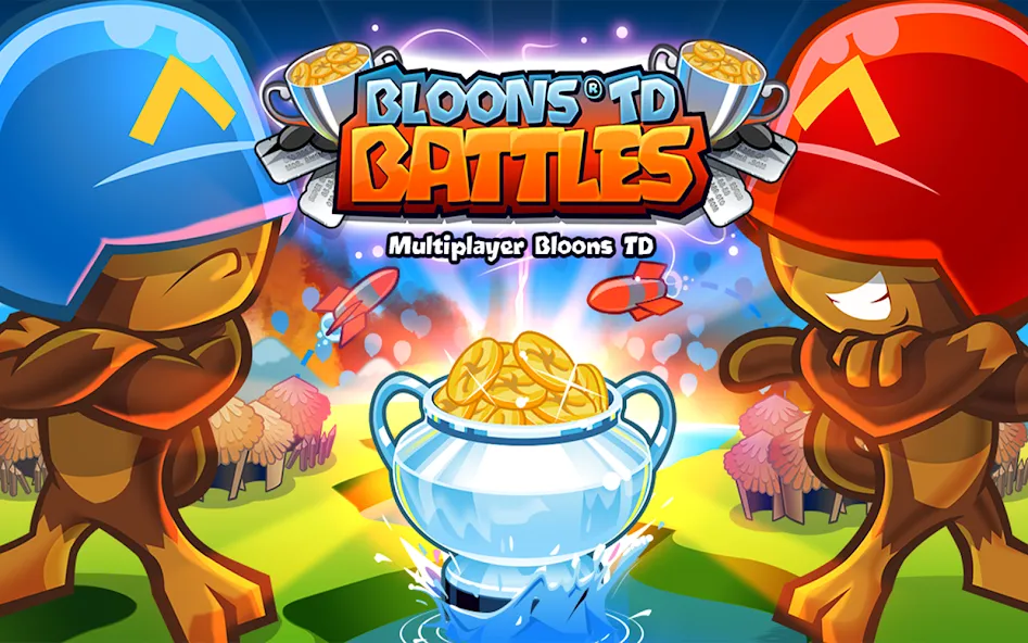 Взломанная Bloons TD Battles (Блунс ТД Батлз)  [МОД Много монет] — последняя версия apk на Андроид screen 1