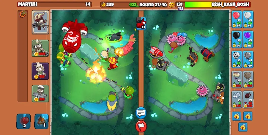 Взлом Bloons TD Battles 2 (Блунс ТД Батлс 2)  [МОД Много монет] — стабильная версия apk на Андроид screen 2