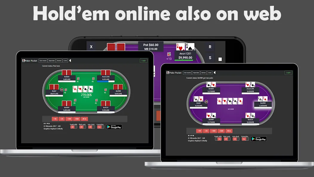 Взлом Poker Pocket Poker Games (Покер Покет)  [МОД Unlimited Money] — полная версия apk на Андроид screen 2