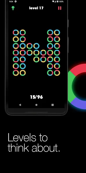 Взломанная Logic circles. Puzzle game.  [МОД Mega Pack] — полная версия apk на Андроид screen 3