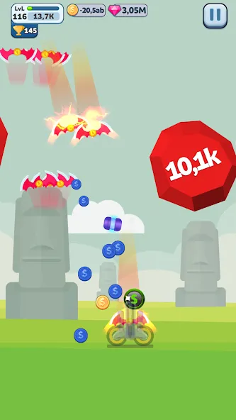 Взлом Ball Blast Cannon blitz mania (Балл Бласт Кэннон блиц мания)  [МОД Unlocked] — стабильная версия apk на Андроид screen 3