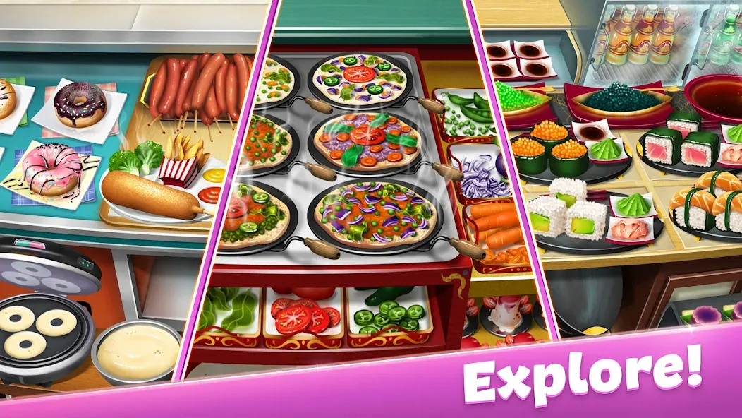 Скачать взлом Cooking Fever: Restaurant Game  [МОД Меню] — стабильная версия apk на Андроид screen 2