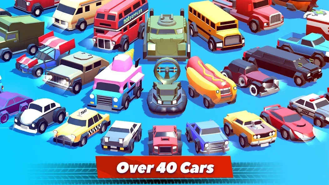 Скачать взломанную Crash of Cars (Краш оф Карс)  [МОД Бесконечные монеты] — стабильная версия apk на Андроид screen 4