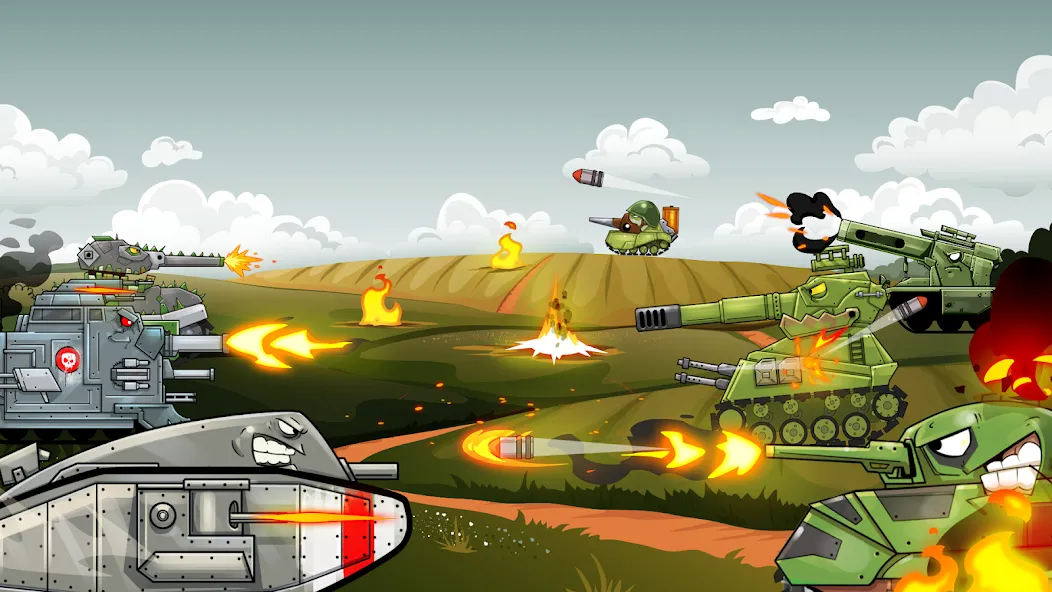 Взлом Merge Master Tanks: Tank wars (Мерж Танки)  [МОД Unlimited Money] — стабильная версия apk на Андроид screen 2