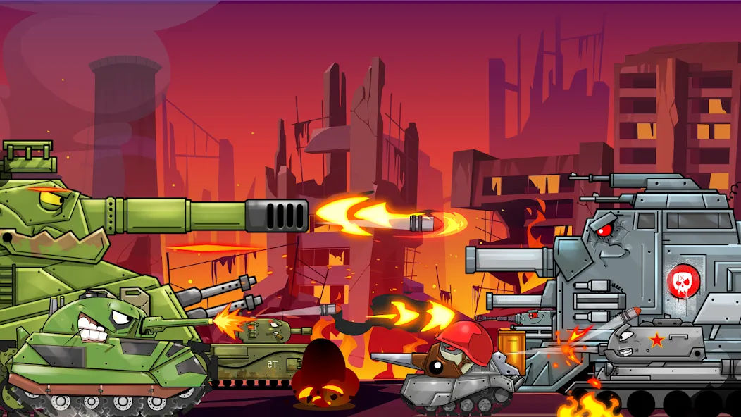 Взлом Merge Master Tanks: Tank wars (Мерж Танки)  [МОД Unlimited Money] — стабильная версия apk на Андроид screen 3