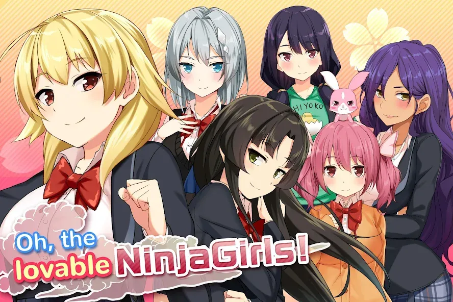 Скачать взломанную Moe! Ninja Girls/Sexy School  [МОД Unlocked] — полная версия apk на Андроид screen 3