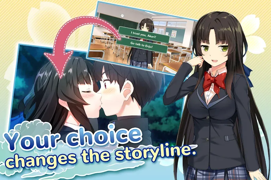 Скачать взломанную Moe! Ninja Girls/Sexy School  [МОД Unlocked] — полная версия apk на Андроид screen 4