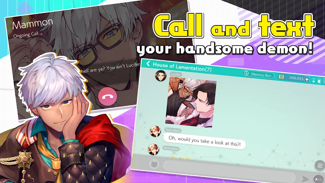 Взломанная Obey Me! Anime Otome Sim Game  [МОД Бесконечные монеты] — последняя версия apk на Андроид screen 1