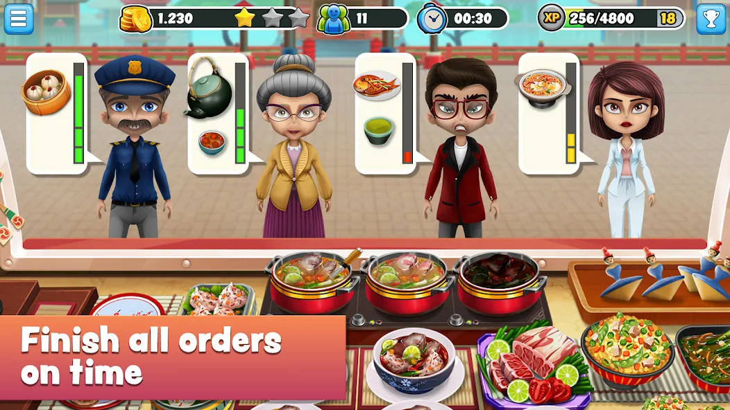 Взломанная Food Truck Chef™ Cooking Games (Фуд Трак Шеф)  [МОД Много денег] — стабильная версия apk на Андроид screen 2