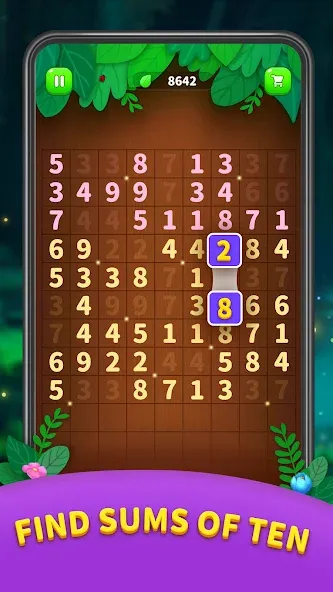 Взломанная Number Match — Ten Pair Puzzle (Намбер Матч)  [МОД Unlimited Money] — последняя версия apk на Андроид screen 2