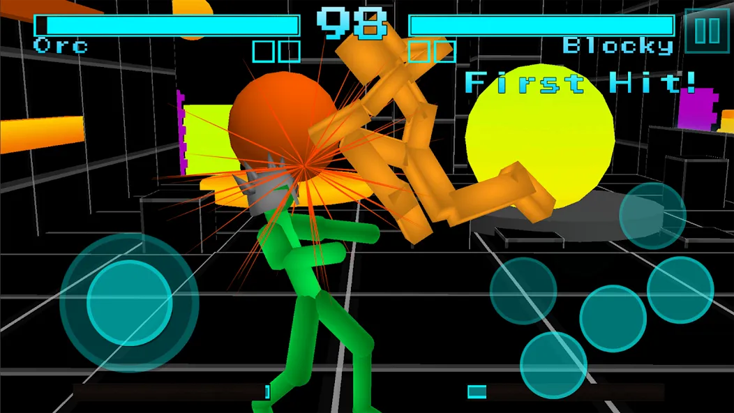 Скачать взлом Stickman Fighting Neon Warrior  [МОД Все открыто] — полная версия apk на Андроид screen 3