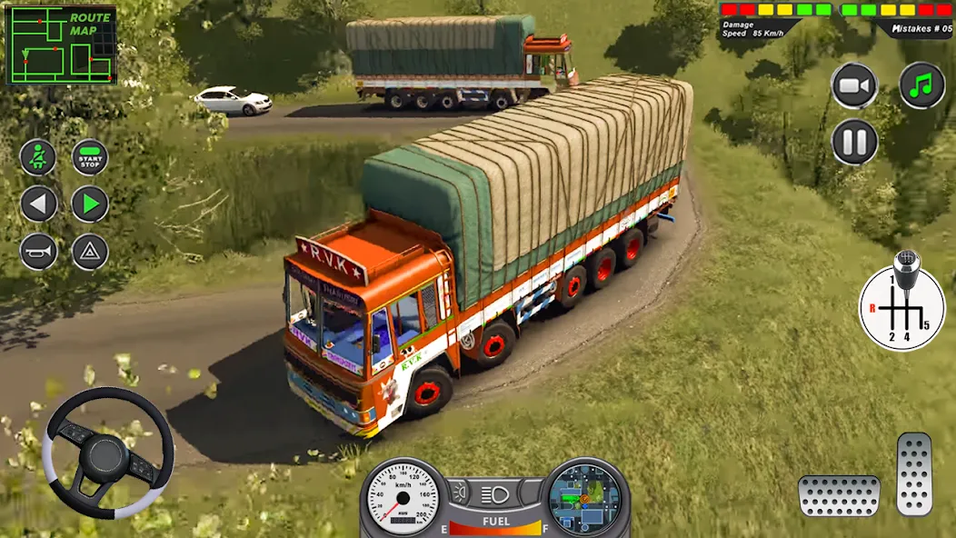 Взлом Indian Heavy Truck Delivery 3D  [МОД Unlimited Money] — стабильная версия apk на Андроид screen 3