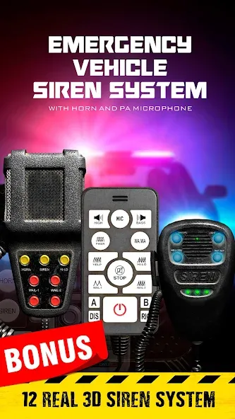 Скачать взлом Siren sounds set: siren system  [МОД Меню] — стабильная версия apk на Андроид screen 1