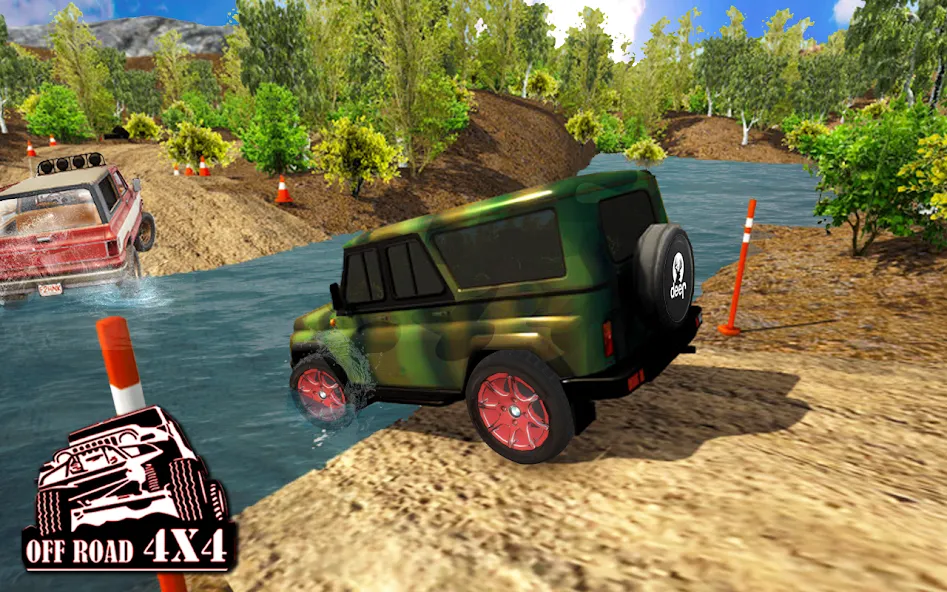 Скачать взломанную Offroad Jeep Racing Extreme  [МОД Menu] — последняя версия apk на Андроид screen 3