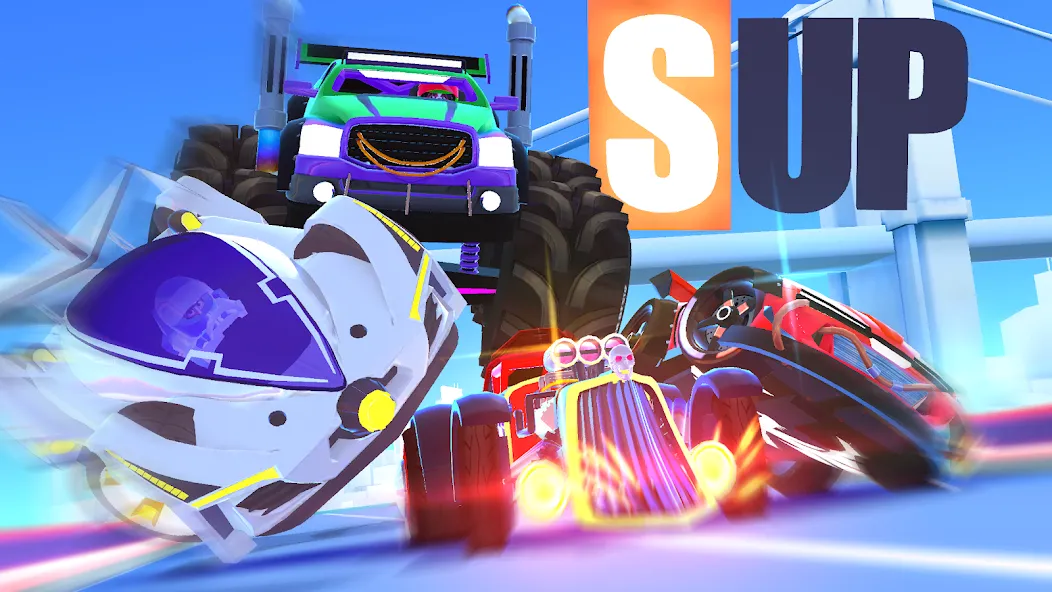 Взломанная SUP Multiplayer Racing Games (СУП Мультиплеер Рейсинг)  [МОД Mega Pack] — стабильная версия apk на Андроид screen 5