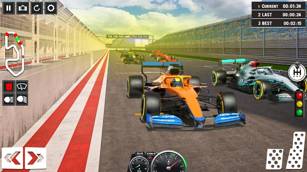 Скачать взломанную Formula Racing Car Racing Game  [МОД Меню] — последняя версия apk на Андроид screen 1