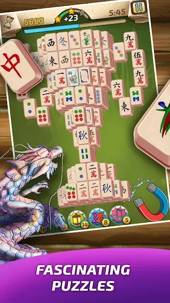 Взломанная Mahjong Village  [МОД Все открыто] — последняя версия apk на Андроид screen 1