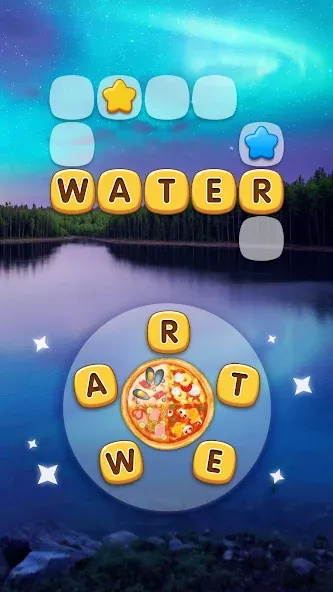 Скачать взломанную Word Pizza — Word Games  [МОД Все открыто] — последняя версия apk на Андроид screen 4