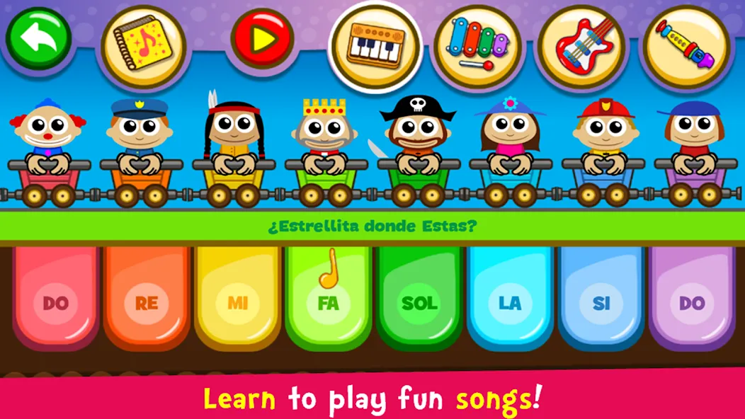 Взломанная Piano Kids — Music & Songs  [МОД Menu] — полная версия apk на Андроид screen 5