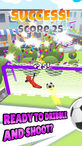 Скачать взломанную Crazy Kick! Fun Football game  [МОД Много денег] — полная версия apk на Андроид screen 2