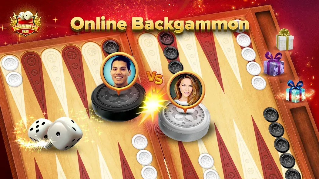 Скачать взломанную Backgammon King Online  [МОД Много денег] — полная версия apk на Андроид screen 1