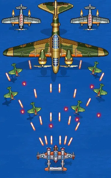 Взломанная 1945 Air Force: Airplane games (тысяча девятьсот сорок пять)  [МОД Много монет] — последняя версия apk на Андроид screen 3