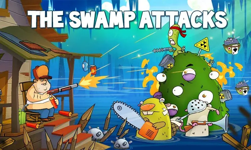 Взлом Swamp Attack (Свомп Аттак)  [МОД Много монет] — стабильная версия apk на Андроид screen 1