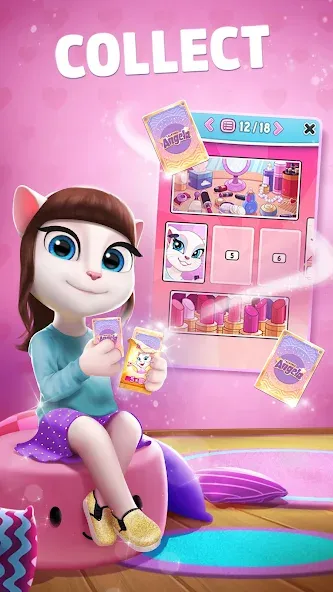 Скачать взломанную My Talking Angela  [МОД Menu] — последняя версия apk на Андроид screen 5