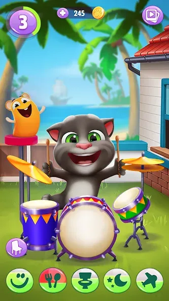 Взлом My Talking Tom 2  [МОД Много монет] — последняя версия apk на Андроид screen 1