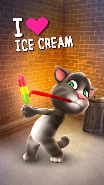 Взломанная Talking Tom Cat  [МОД Много монет] — последняя версия apk на Андроид screen 1