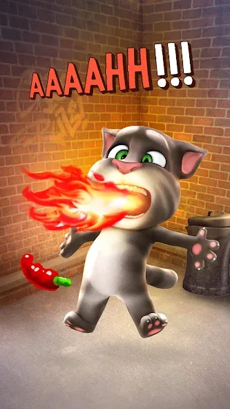 Взломанная Talking Tom Cat  [МОД Много монет] — последняя версия apk на Андроид screen 4