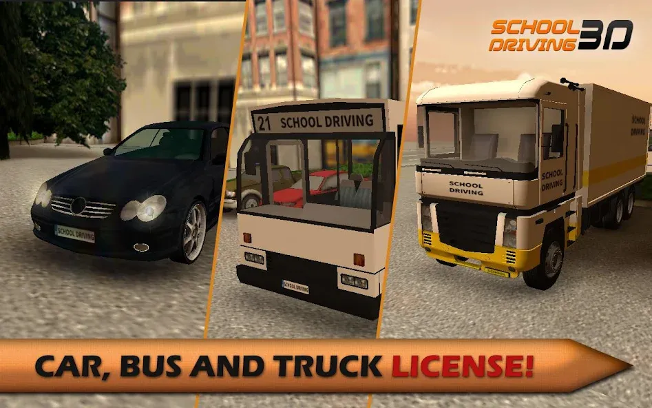 Взломанная School Driving 3D (Скул Драйвинг 3Д)  [МОД Mega Pack] — последняя версия apk на Андроид screen 3