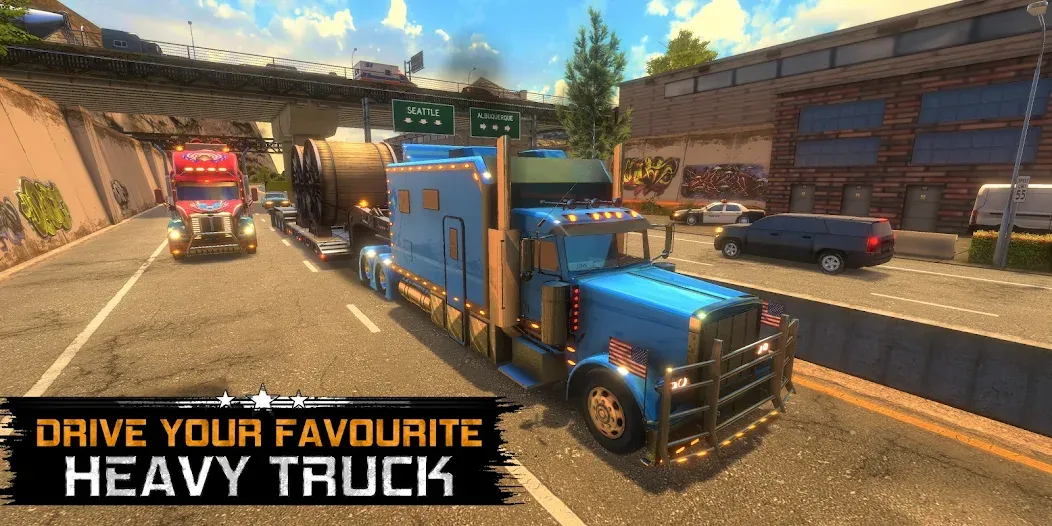 Взломанная Truck Simulator USA Revolution (Трак Симулятор США Революция)  [МОД Много денег] — стабильная версия apk на Андроид screen 1