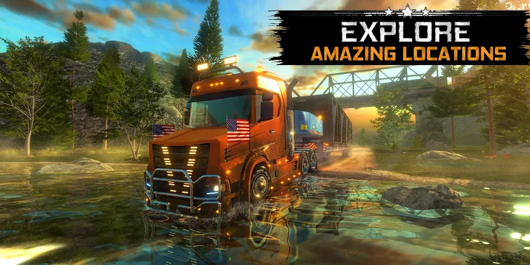 Взломанная Truck Simulator USA Revolution (Трак Симулятор США Революция)  [МОД Много денег] — стабильная версия apk на Андроид screen 2